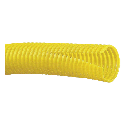 Tubo Corrugado Abierto / Polietileno / Diámetro Interno 39.1 mm / Longitud 152.4 m (500 ft) / Amarillo / UL 94 HB / RoHS