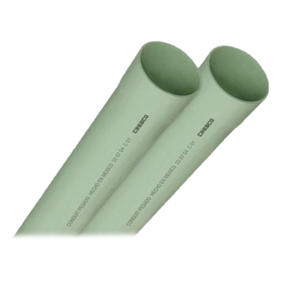 Tubo Conduit PVC Pesado / 2-1/2" (60 mm) / 3 m (9.8 ft) / Norma NMX-E-012 / Autoextinguible / Aislación Eléctrica Superior