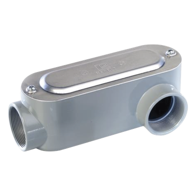 Caja de Registro Ovalada / 2" (50.8 mm) / Tipo LL / Aluminio Diecast / NPT / UL 514A / CSA