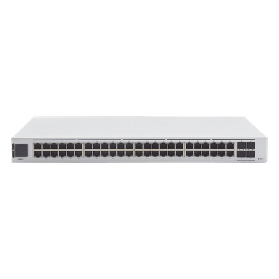 Switch Capa 3 / 48 Puertos Gigabit RJ-45 / 4 Puertos SFP+ 10G / 17.42 x 11.24 x 1.72' / Pantalla Informativa