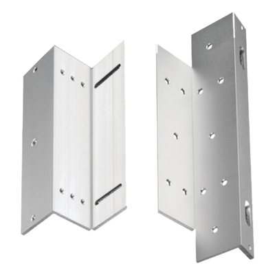 Kit de Montajes Z y L / Aluminio Reforzado / 185 x 41.8 x 25.4 mm / Para Chapa Magnética MAG350NLED