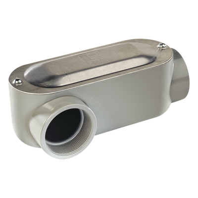 Caja de Registro Ovalada / 1 1/4" (31.8 mm) / Tipo LR / Aluminio Diecast / NPT Conduit / 512.7 cm³