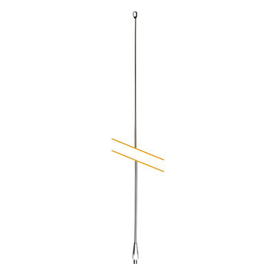 Látigo para Antena CB / Acero Inoxidable 17-7 PH / 259 cm (8.5 ft) / 1/4 Onda / 27 MHz / Montaje 3/8 x 24