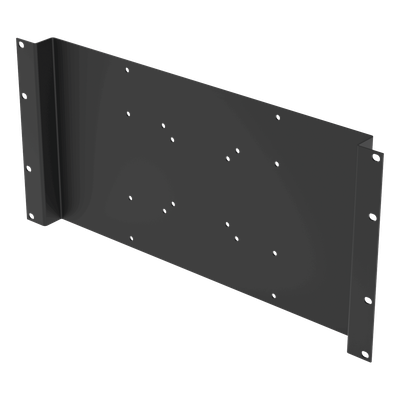 Montaje para Monitor / VESA 75x75 a 200x200 / Rack 19" / 5U / Acero / Pintura Electrostática Negra