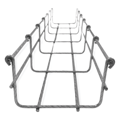 Charola Tipo Malla / 66/100 mm / 105 Cables Cat6 / 3 m (9.8 ft) / Bimetálica Acero-Zinc-Aluminio / Exterior y Zonas Húmedas