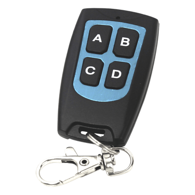 Control Remoto / 4 Canales / 433.92 MHz RFID / 57x32x11 mm / 0.22 oz