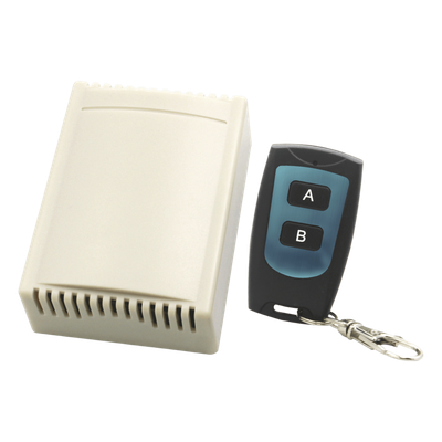 Receptor de 2 Canales / 40 Transmisores / 433.92 MHz / 12VDC / Alcance 30 m (98 pies)