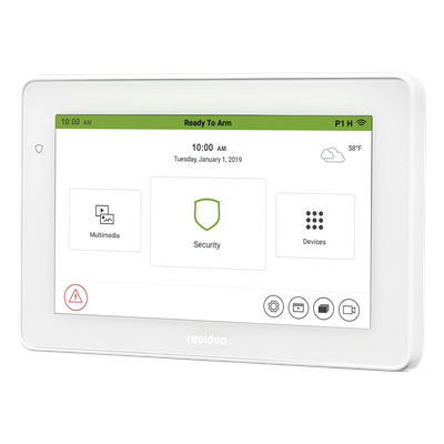Pantalla Táctil Controladora / 7 Pulgadas WSVGA / Z-Wave Plus / Wi-Fi / 8 Cámaras IP / Compatible VISTA