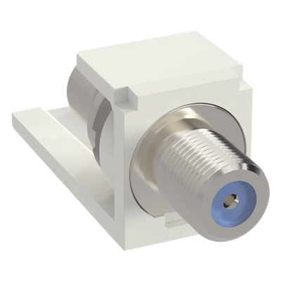 Módulo Acoplador Coaxial Tipo F / Mini-Com / 75 Ohms / 3.0 GHz / 1.75' x 1.37' x 0.71'
