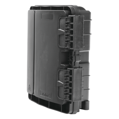Cierre de Empalme para Fibra Óptica / 20 Fusiones / IP65 / 8 Acopladores SC/APC / Splitter 1x8 / Exterior / Poste
