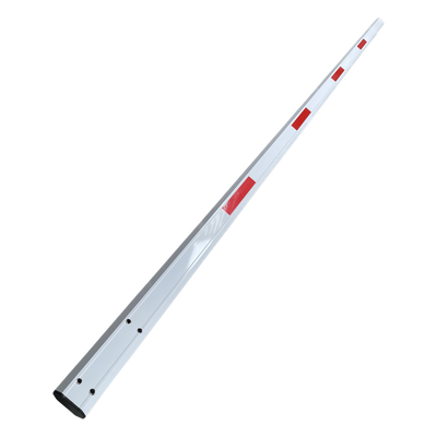 Brazo Telescópico para Barrera / Aluminio / Ajustable hasta 6 m (19.7 ft) / Bandas Rojas de Alta Visibilidad / Compatible con XBS-6M-R y XBS-6M-L