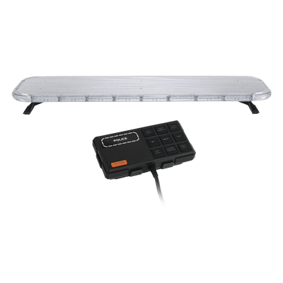 Barra de Luces LED / 46" (1.17 m) / 132 LEDs 3W / Rojo/Azul/Ámbar/Blanco / 45 Patrones / SAE Class I / -40°C a 70°C