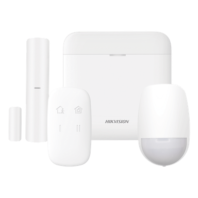 Kit de Alarma Inalámbrico / 48 Zonas / PIR con Cámara 640x480 / Comunicación 433 MHz Bidireccional / Batería de Respaldo / Wi-Fi