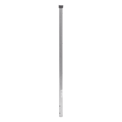 Poste de Esquina para Cerca Electrificada / Tubo Galvanizado Cal. 18 / 1" Diámetro / 0.8 m (2.6 ft) Alto / 3 Aisladores / Fijación en Concreto