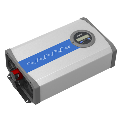 Inversor Onda Senoidal Pura / 1500 W / Entrada 24 VCC / Salida 120 VCA / Eficiencia 95% / LCD Giratoria / Compatible Baterías Litio AGM GEL Plomo