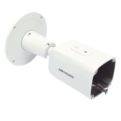 Tapa Trasera para Cámara IP / Salida de Cable Hermética / Base con Soporte / Sin Tornillería