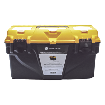 Caja Porta Herramientas / 17" / 44x26x23 cm / Polipropileno / 550 gr / Candado / Charola para Tornillos