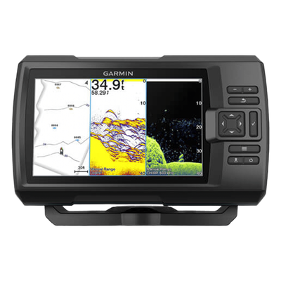 Sonda GPS con Pantalla / WVGA 7" / Sonar Tradicional y ClearVü / Frecuencias 50-800 kHz / Potencia 500 W / GPS WAAS / Wi-Fi / IPX7