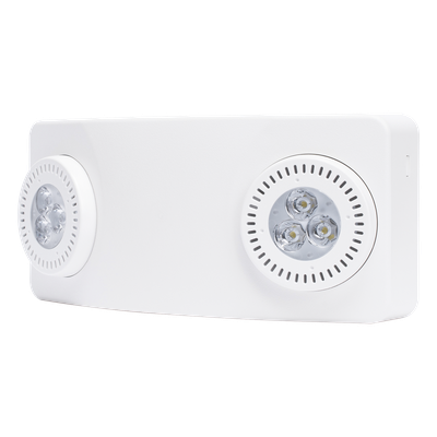 Luz de Emergencia LED / 520 Lúmenes / 90 min Autonomía / Cobertura 15.8 m (51.8 ft) / Montaje Pared o Techo / UL 5VA