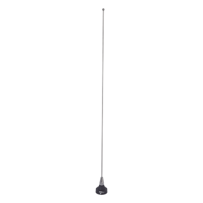 Kit de Antena Móvil / Rango 136-960 MHz / Potencia 200 W / Longitud 54 cm (21.3 in) / Cable RG-58 de 5 m (16.4 ft) / Montaje NMO 3/4