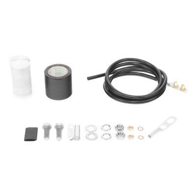 Kit de Aterrizaje para Torre / Cable 3/8" / AWG 6 / Anclaje Completo / Resistente a Intemperie
