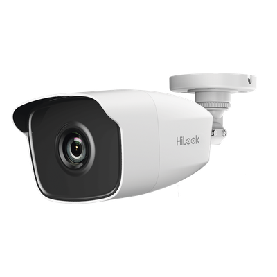 Cámara Bala TURBOHD / 2 Megapixel / Gran Angular 103° / Lente 2.8 mm / IR EXIR 40 m (131.2 ft) / 4 Tecnologías Seleccionables / IP66 / Metal