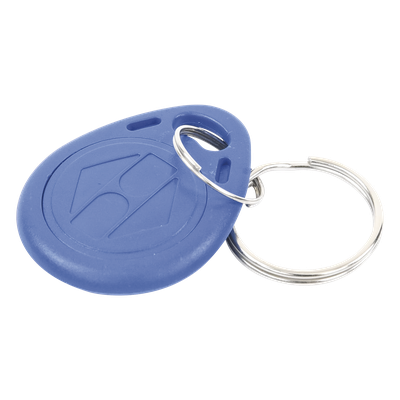 Llavero de proximidad / 125KHz EM / Formato Wiegand 26 bits / PVC azul / 35x3x6 mm (1.38x0.12x0.24 in)