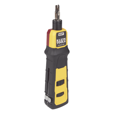 Ponchadora de Impacto / Termina y Corta CAT3/CAT5e/CAT6/6A / Paneles y Bloques 66/110 / Mango Acojinado / Fuerza Ajustable Alta/Baja / 6'' (15,2 cm)
