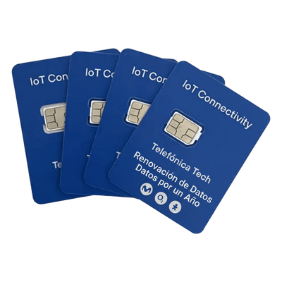 Renovación Servicio SIM IoT / 25 MB Mensuales / 12 Meses / Multi-Carrier / Cobertura MX-US-GT / Activación 5 Segundos
