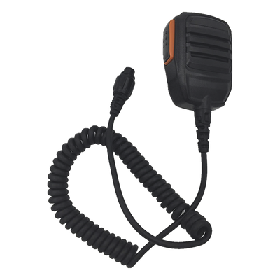 Micrófono de Mano PTT / Conector 8 Pines Redondo / IP54 / Resistencia 40 kg / Kevlar Reforzado / Compatible Hytera MD760/780/786