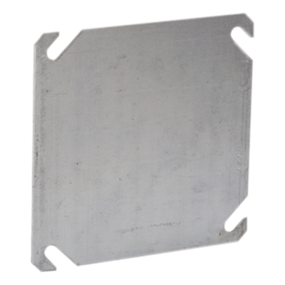 Tapa Ciega Cuadrada / 4 Pulgadas / Acero Galvanizado / 0.286 kg / Cajas 4"x2"