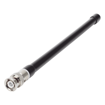 Antena Helicoidal / 1/4 Onda / Sintonizable 130-180 MHz / Conector BNC Macho / Uso Portátil