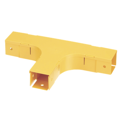 Conector en T Horizontal / Radio de Curvatura 50.8 mm / ABS / Canaleta 2x2 / 90° / 308.9 mm (1.01 ft) de Ancho