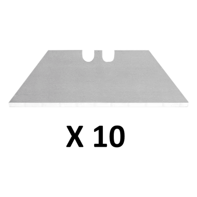Navaja de Reemplazo / 0.5 mm Grosor / Acero Inoxidable / 10 Piezas / Uso Pesado