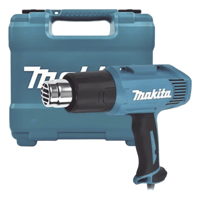 Pistola de Calor / 1600W / 2 Temperaturas 400/550°C / Doble Caudal 300-500 l/min / 0.56 kg / Maletín Incluido
