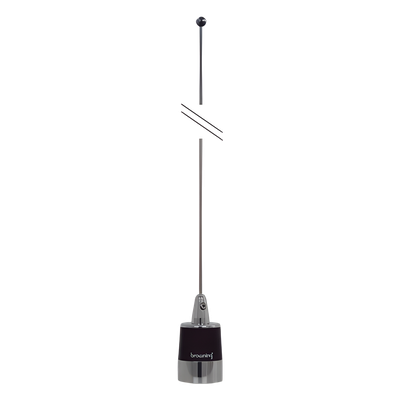 Kit de Antena VHF / 144-174 MHz / 3 dBi / 200 W / 124 cm / 5 m (16.4 ft) RG58 / Montaje NMO