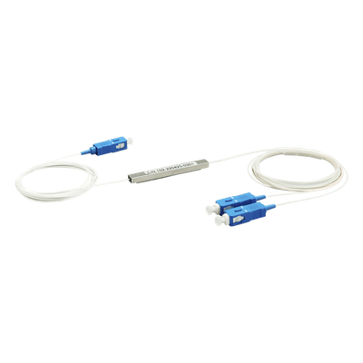 Divisor Óptico PLC / 1x2 / SC/UPC / 1260-1650 nm / -40 a 85°C / G.657A