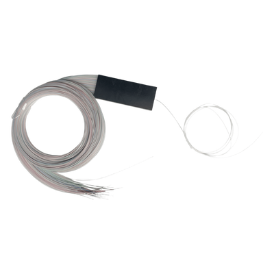 Divisor Óptico PLC / 1x64 / Fusión sin Conectores / Longitud de Onda 1260~1650 nm / Pérdida de Inserción 20.2 dB / Rango -40 a 85°C