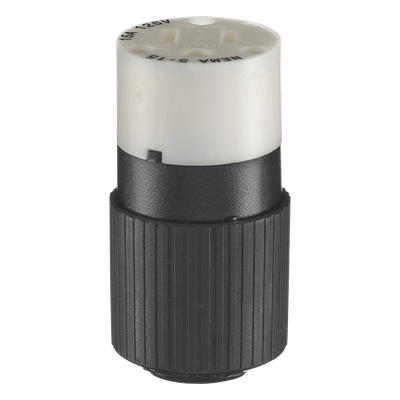 Conector Hembra / 15 A / 125 V / 2 Polos 3 Hilos / NEMA 5-15R / Grado Industrial / 2.95 x 1.52 x 1.38 in