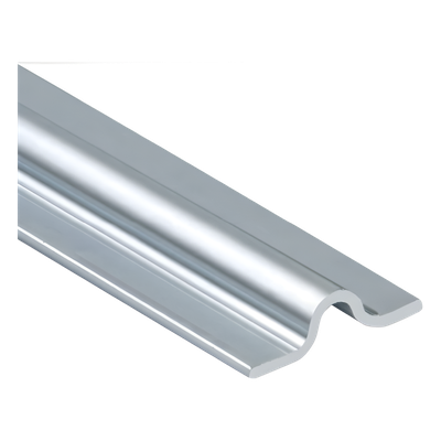Guía de Piso Sobrepuesta / Acero Galvanizado / 3 m (9.84 ft) / 1.55 kg/m / Puertas Corredizas Industriales
