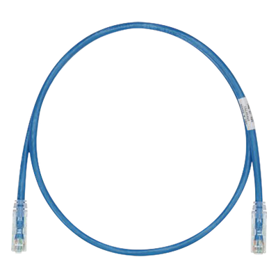 Cable de Parcheo UTP Cat6 / 24 AWG / CM / 0.5 Metros (1.64 Pies) / Azul