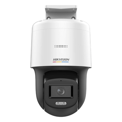 Cámara Domo PT IP / 4 Megapixel / Lente F1.0 / Luz Blanca 30 m (98.4 ft) / Audio Bidireccional / PoE / IP66