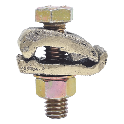 Conector Cable a Superficie Plana / Bronce 100% / Calibre 4-2/0 AWG / Sin Soldadura Exotérmica / 2.5x3.5 cm (1x1.4 in)