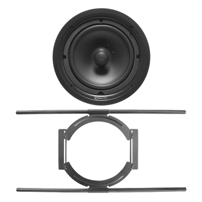 Bocina de Techo / 2 Vías / Woofer 8' / Tweeter Seda 1' / 120W RMS / 90 dB / Soporte Acero para Techos Suspendidos
