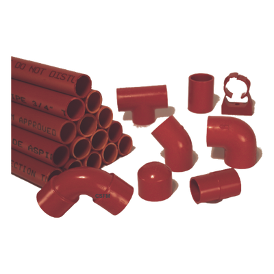 Kit de Tubería para Detección por Aspiración / UL Listed / Clasificación Plenum / 96 Pies (29.3 m) de Tubería / Cobertura 2,500 sq.ft.