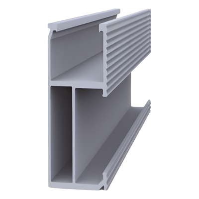 Riel de Montaje Fotovoltaico / Aluminio Anodizado / Longitud 2700 mm (8.9 ft) / Diseño Ligero / Compatible con Múltiples Configuraciones