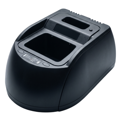 Cargador de Escritorio para Radio / Entrada 100-240 VAC / Salida Batería 8.4 V / Salida Radio 9 V / USB 5 V 2.1 A / 48 W