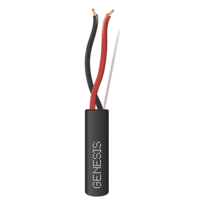 Cable FPL para Enterrado Directo / 2x14 AWG / 305 m (1000 ft) / Doble Aislamiento / Intemperie / Detección de Incendios y Evacuación