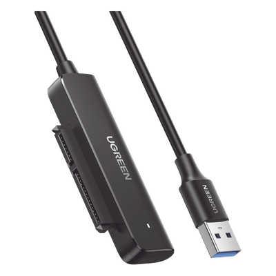 Adaptador SATA a USB / USB 3.0 / SATA III 6 Gbps / HDD y SSD 2.5" hasta 6 TB / UASP / 50 cm (19.7 in)