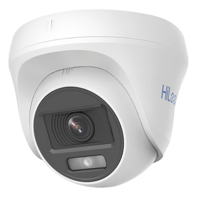 Turret TURBOHD / 1080p 2MP / Color 24/7 / Lente 2.8 mm / Luz Blanca 20 m / 65.6 ft / Audio Coaxitron / Interior Policarbonato